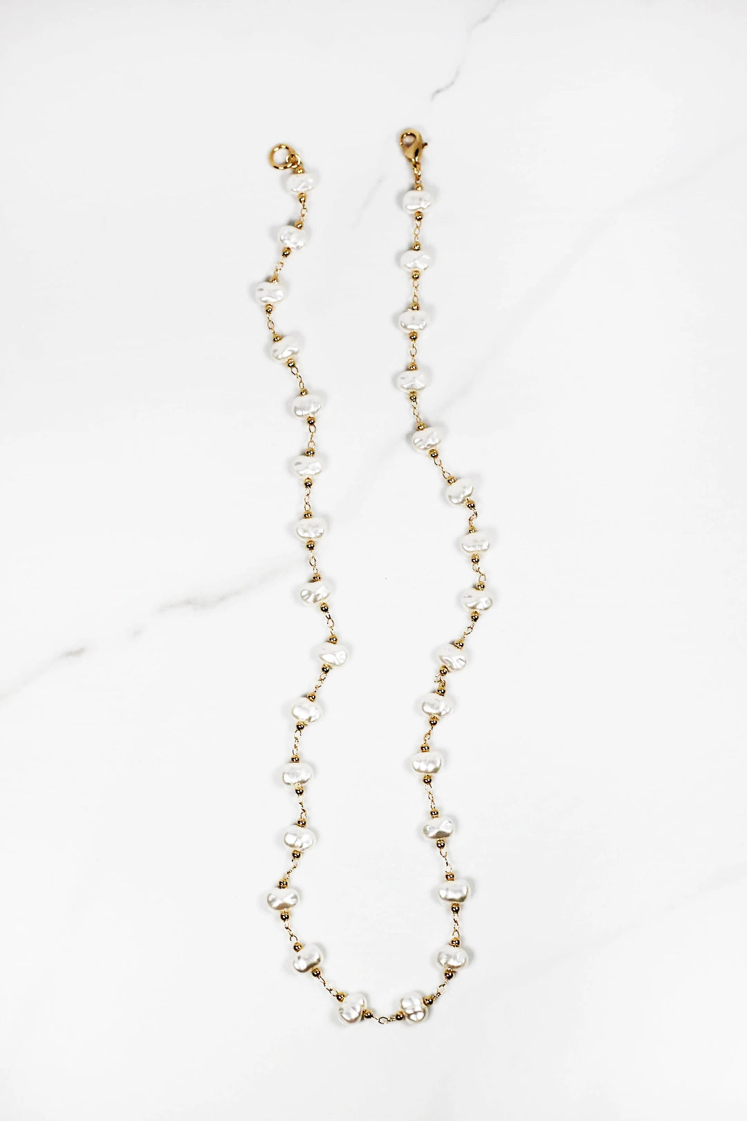 Pearl Beaded Jessica Choker Chain