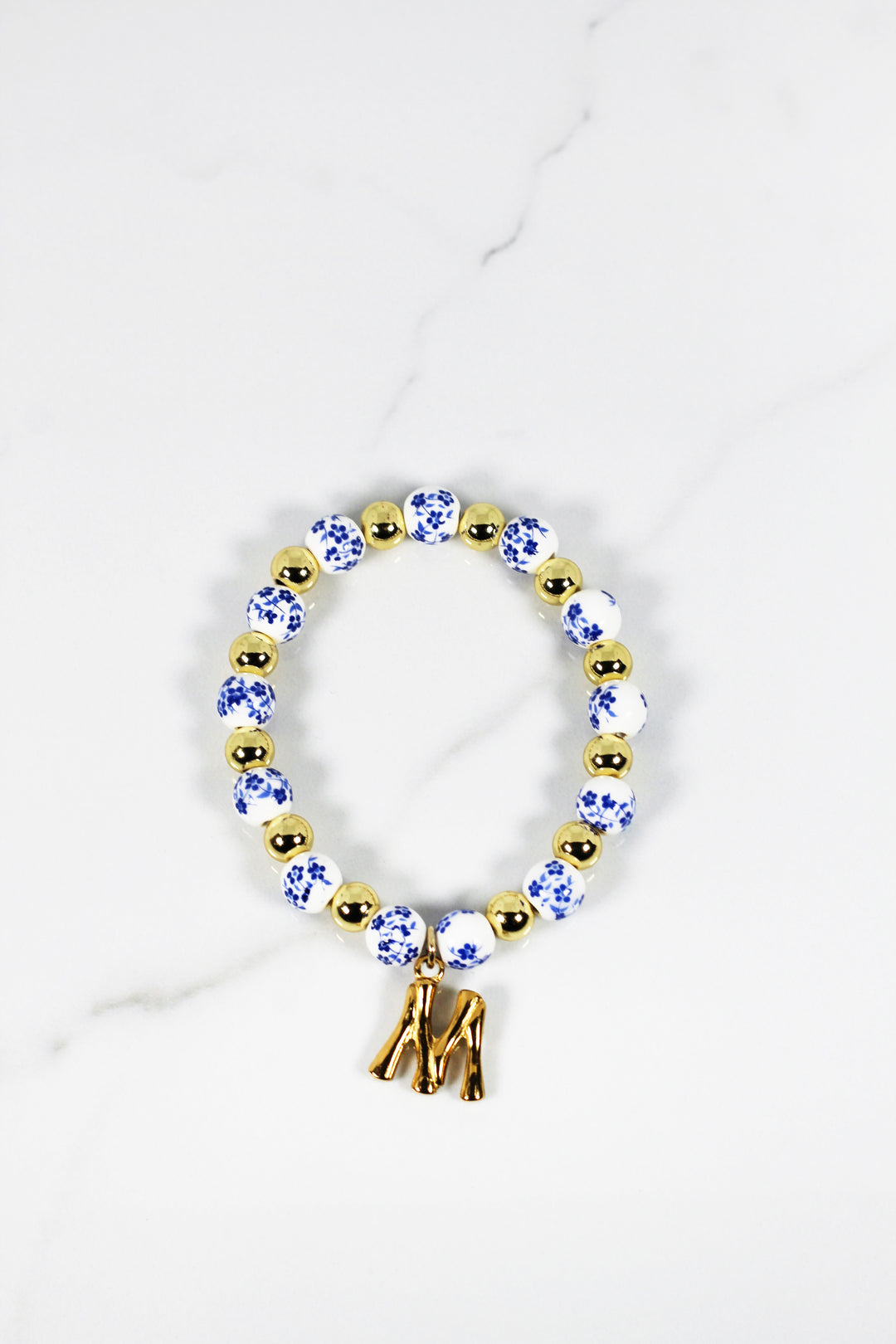 Beaded Initial Bracelet