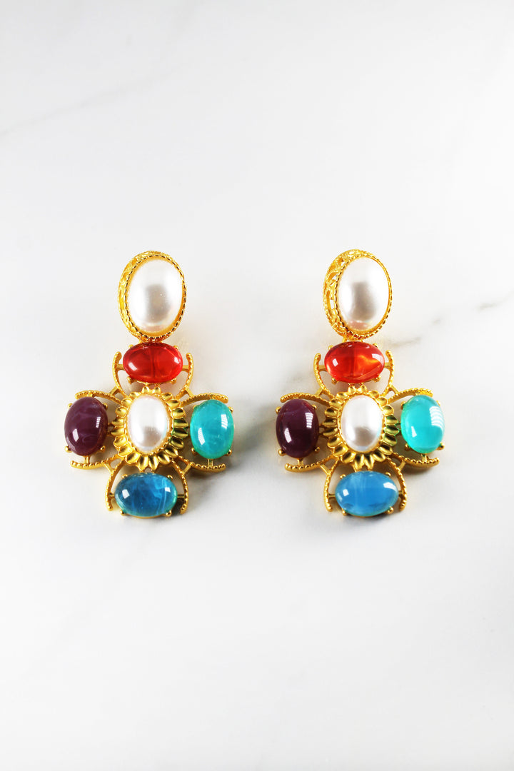 Affordable gold plated hoop earrings for women, lightweight and tarnish resistant costume jewelry, perfect for everyday wear or stacking with trendy gold accessories.