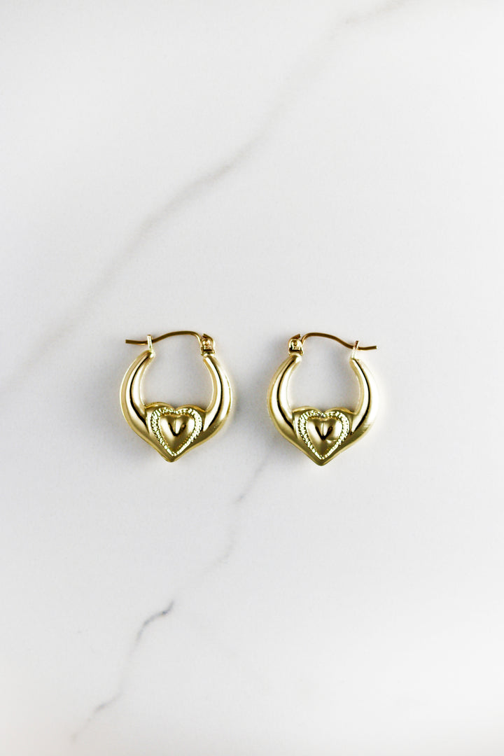 10k and 14k yellow gold hoop earrings for women, high-quality real gold jewelry with a classic polished finish, perfect for everyday wear or special occasions.