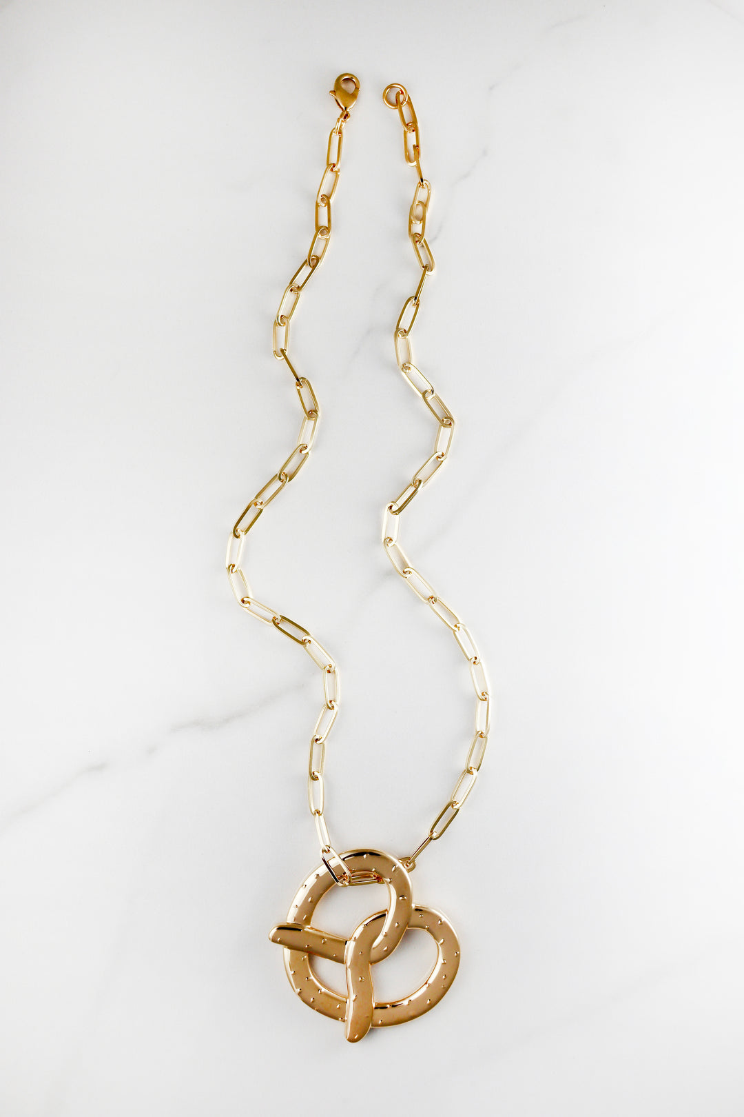 Pretzel Necklace