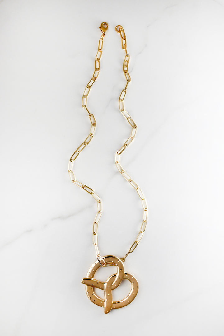 Pretzel Necklace
