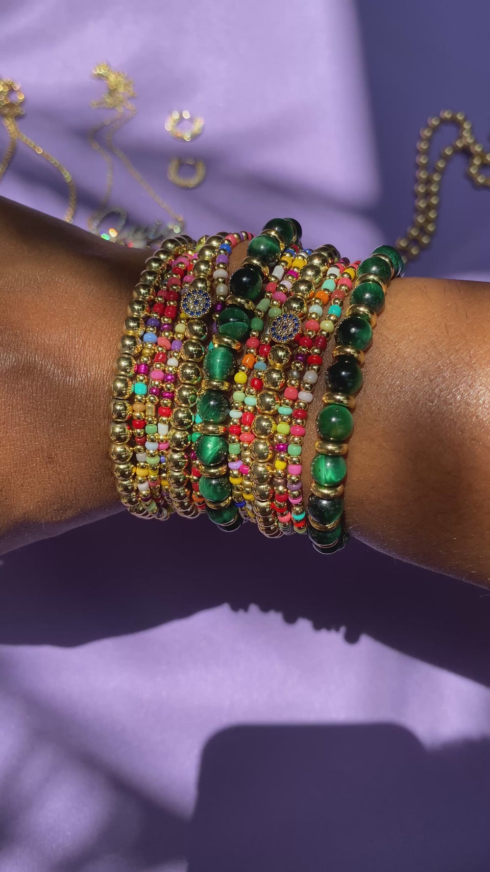 Dainty gold plated bracelet for women, budget-friendly costume jewelry piece that’s tarnish resistant, delicate yet durable for daily wear and stacking.