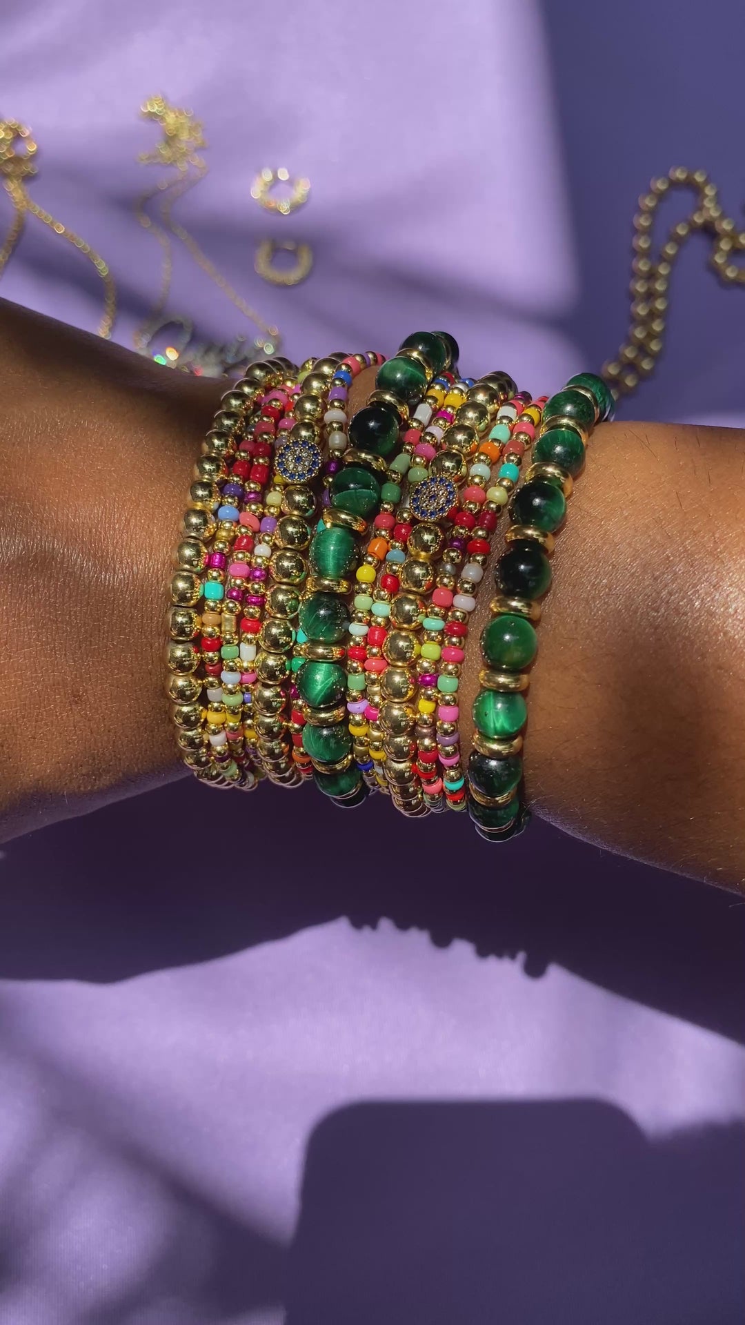 Dainty gold plated bracelet for women, budget-friendly costume jewelry piece that’s tarnish resistant, delicate yet durable for daily wear and stacking.