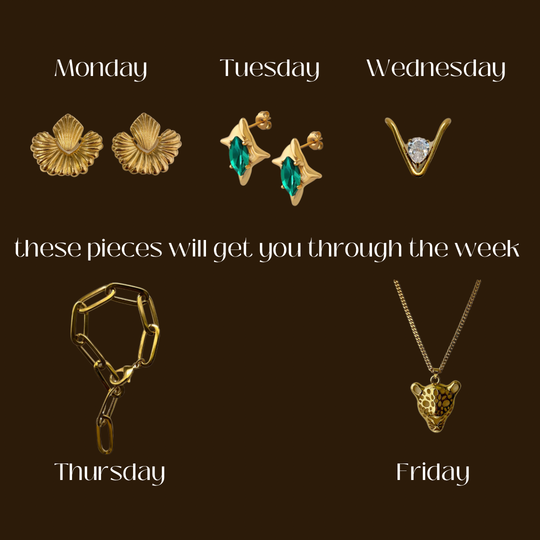 These pieces will get you through the week!