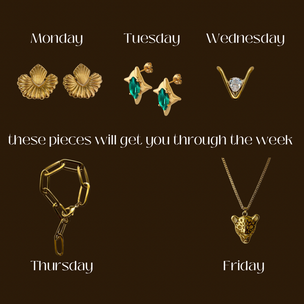 These pieces will get you through the week!