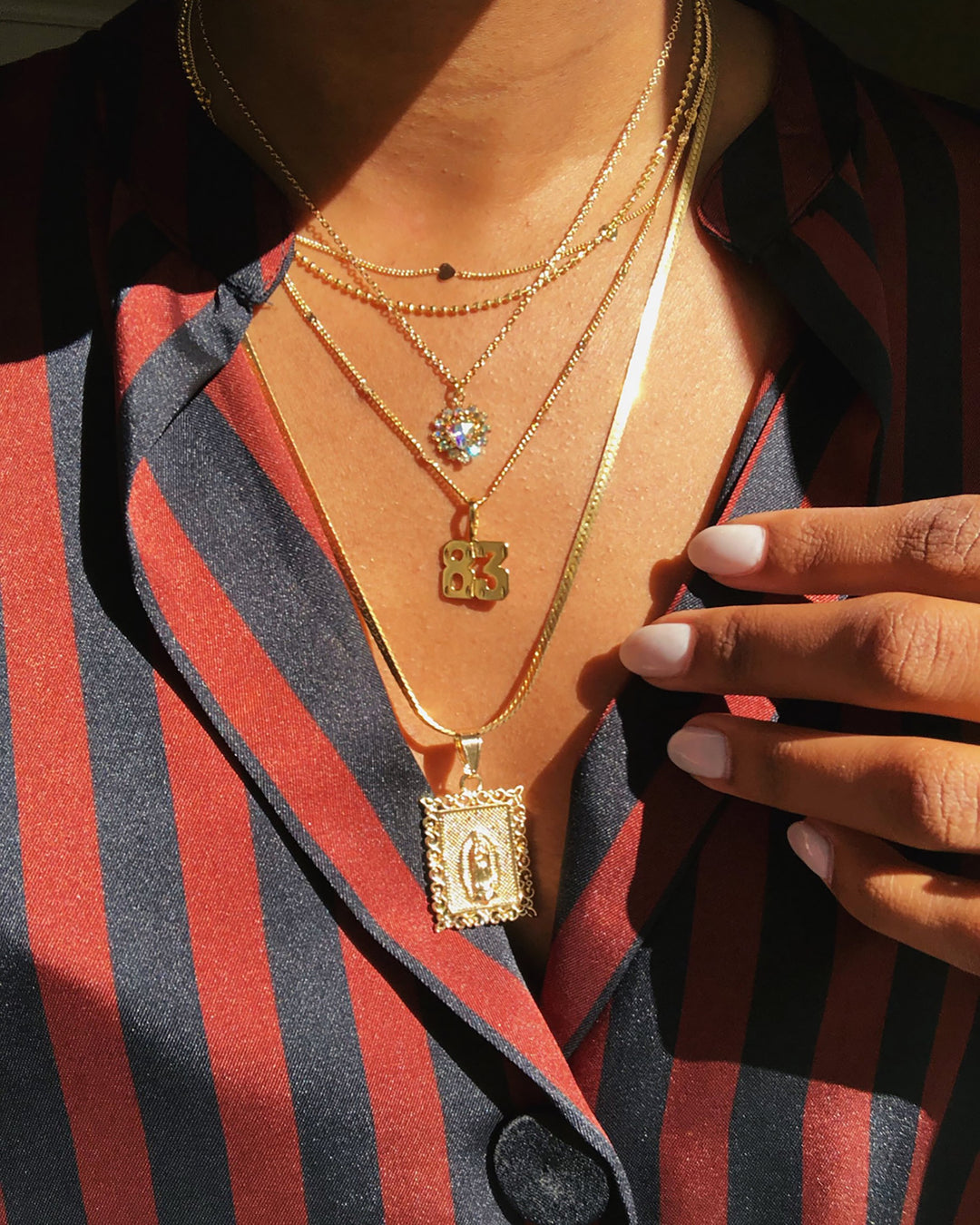 How to Layer Necklaces without Tangling