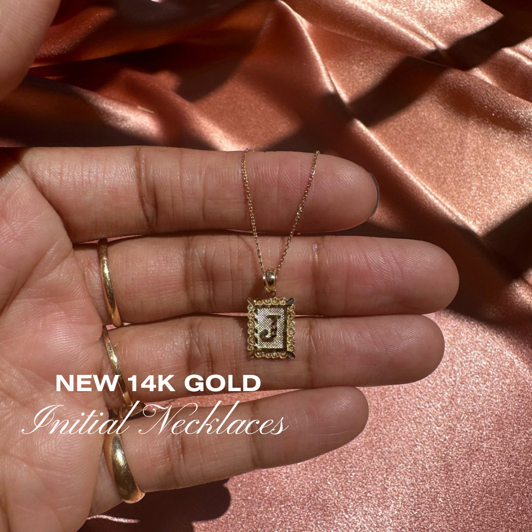 Wear Your Story Close to Your Heart: The Timeless Appeal of a 14k Gold Initial Necklace