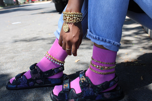 Just because it's Fall doesn't mean put your anklets away!