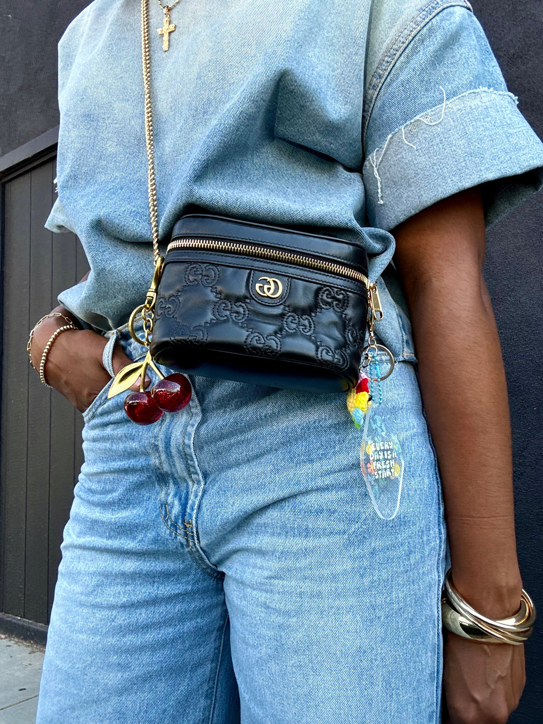 Elevate Your All-Denim Look with Trendy and Stylish Bag Charms