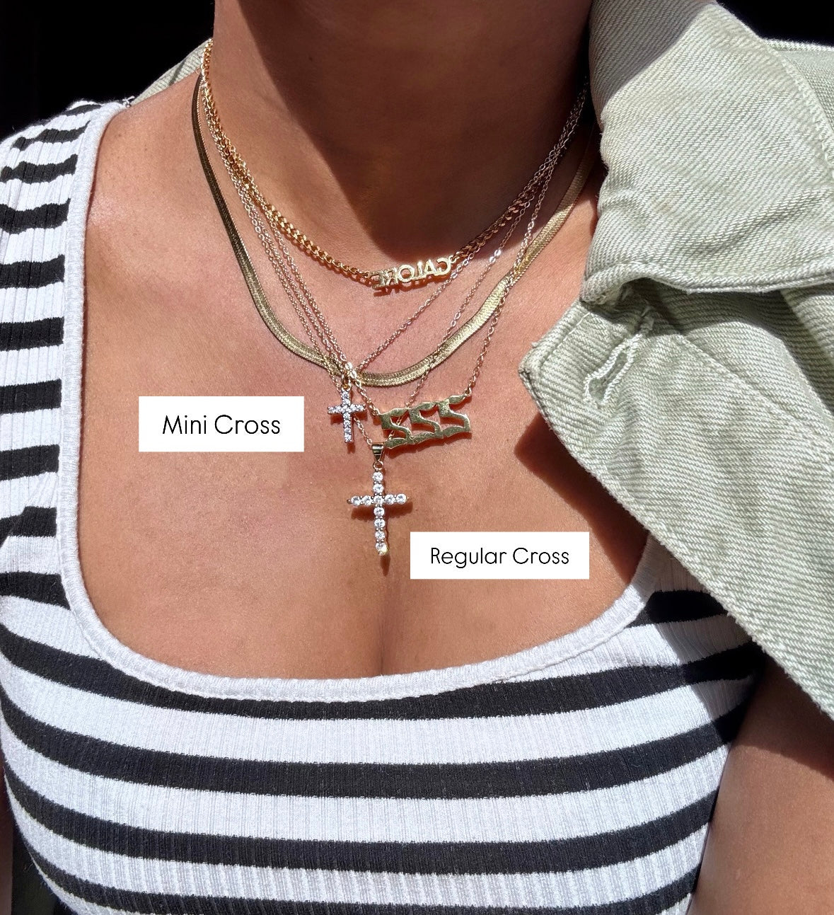 Gold cross necklace for women – 1929 Galore