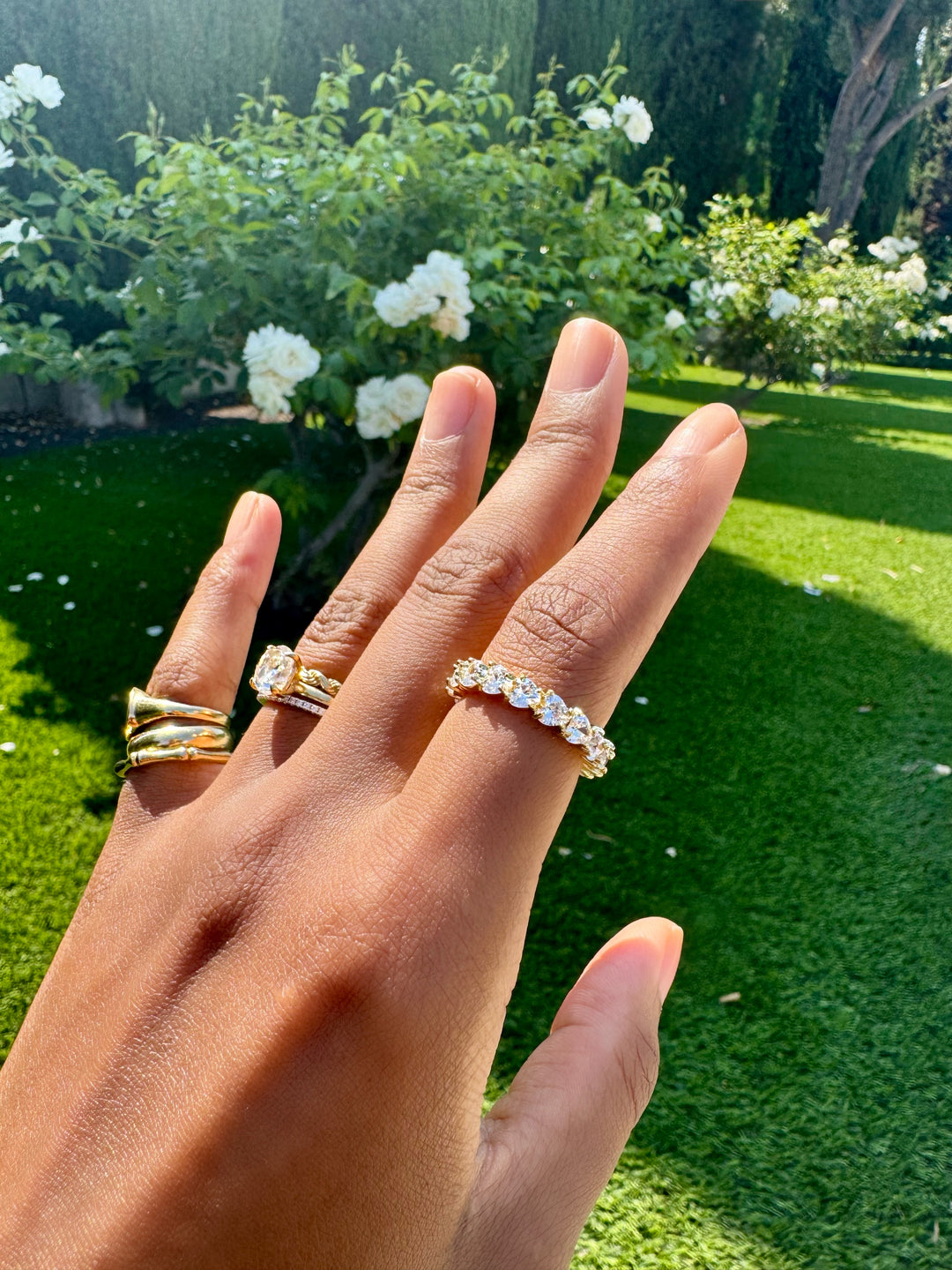 CoCo Ring (Heart Stones)
