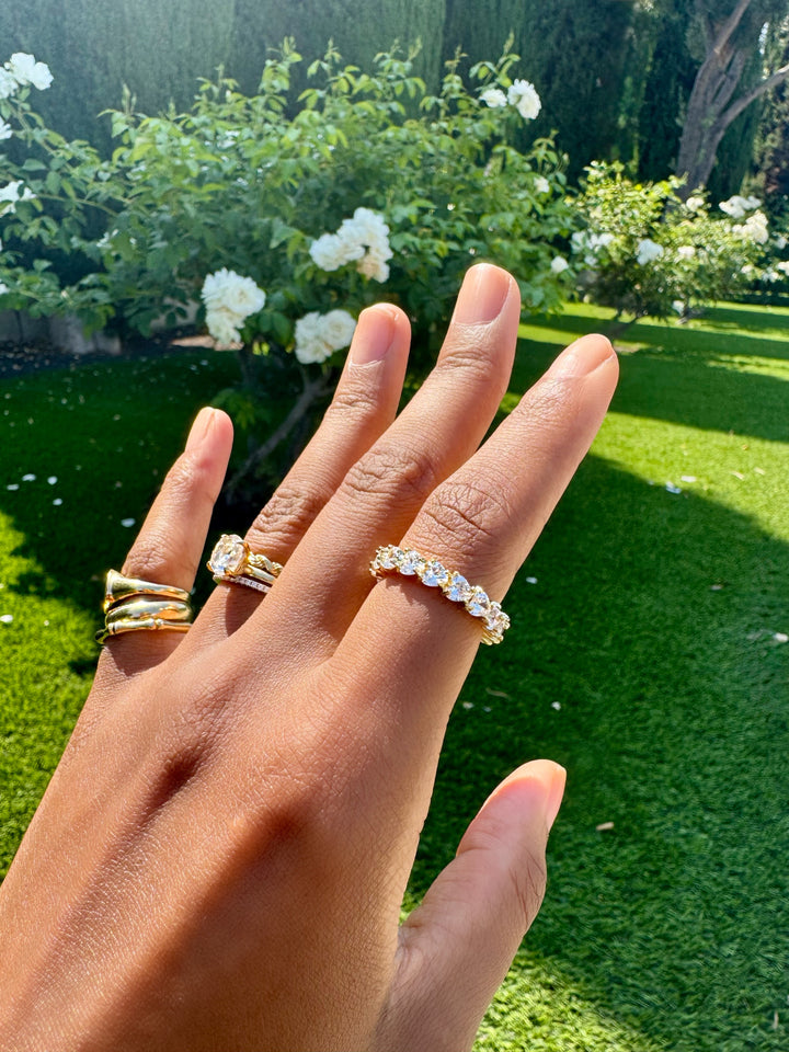 CoCo Ring (Heart Stones)