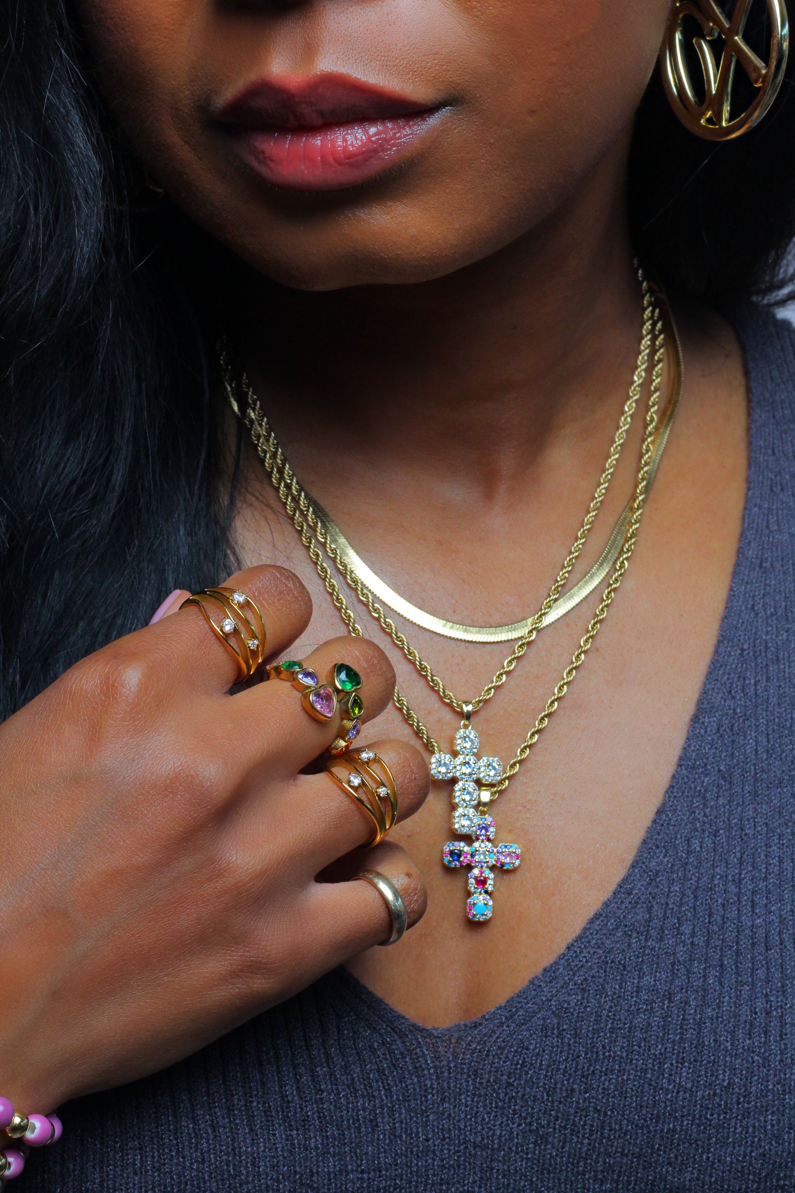 専用】Grace long necklace 【美品】　Chieko 専用】Grace long necklace 【美品】 Chieko - メルカリ