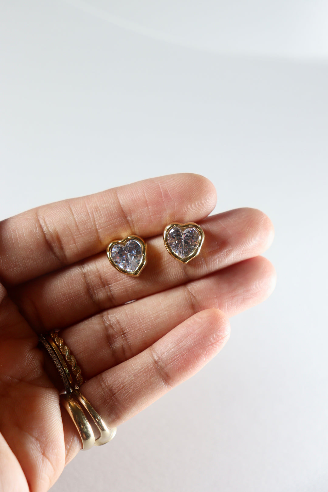 Nyla Heart Studs