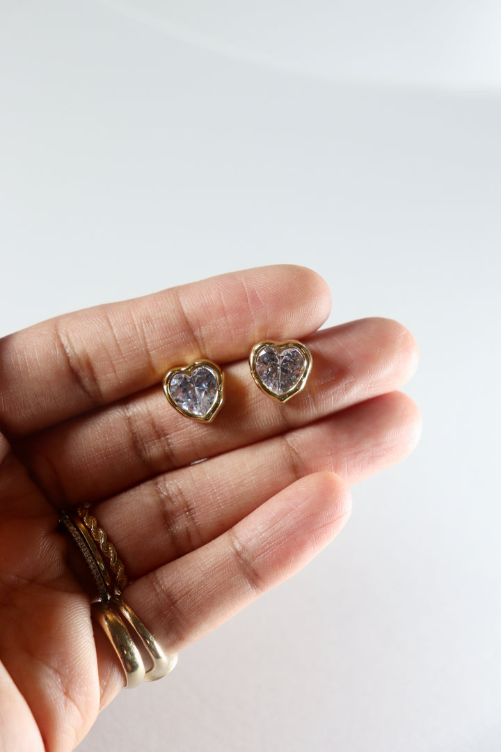 Nyla Heart Studs