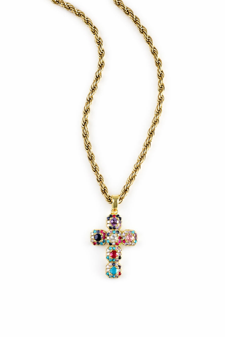Monica Cross Necklace