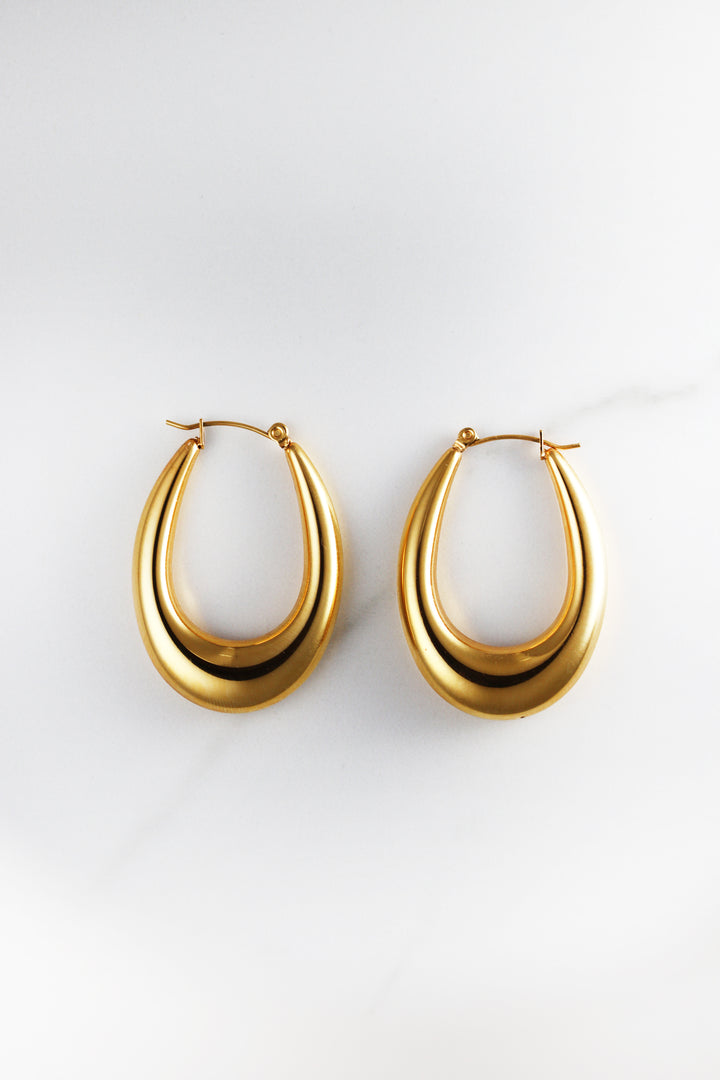 Teardrop Hoops