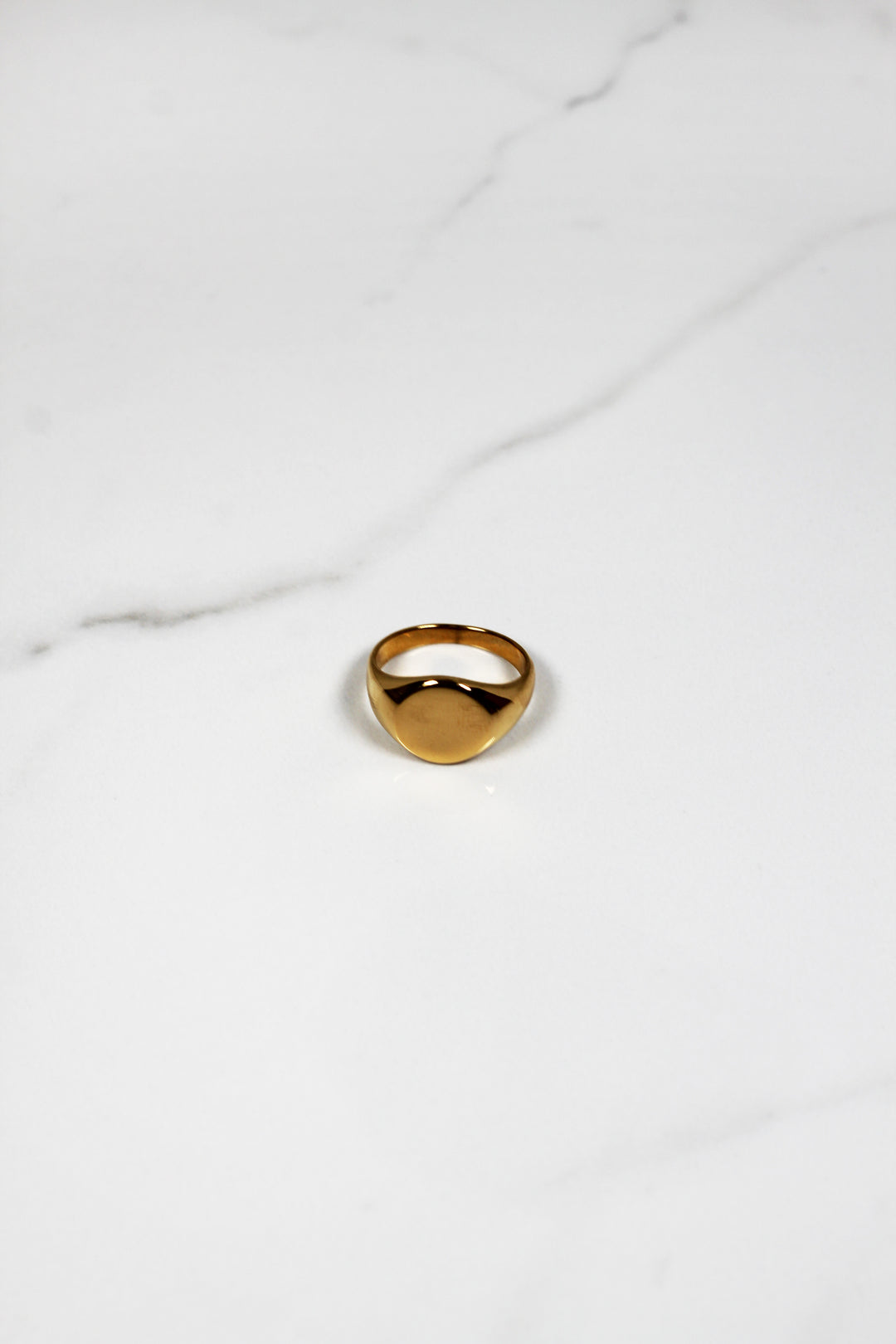 Round Signet Ring