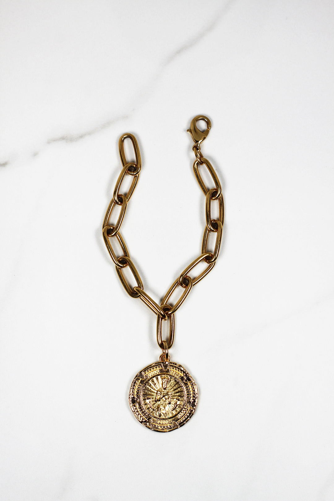 Cleopatra Coin Bracelet