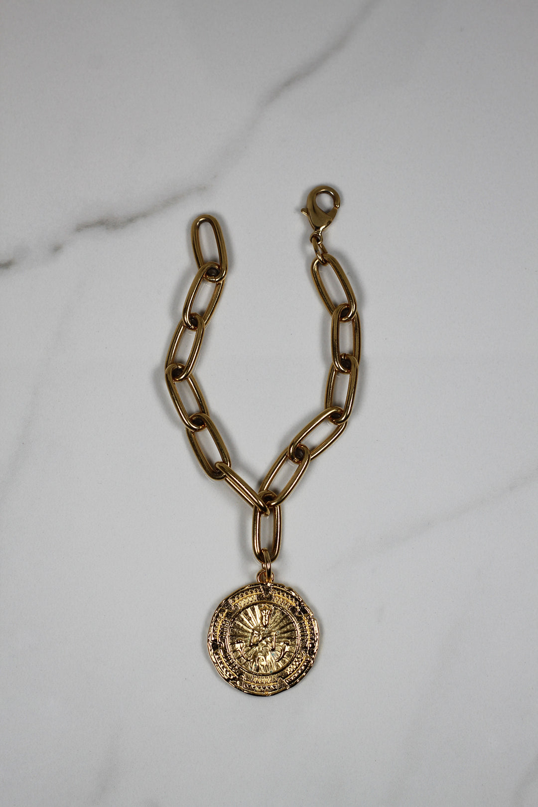 Cleopatra Coin Bracelet
