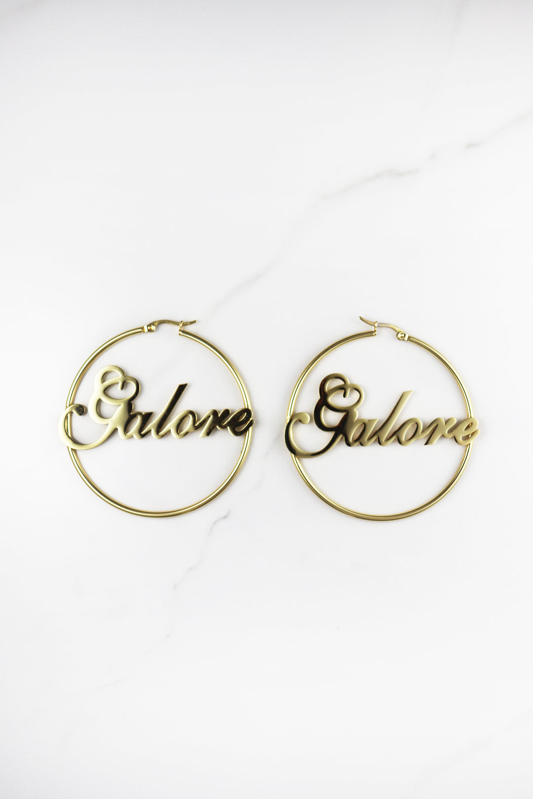 Custom Classic Hoop Earrings