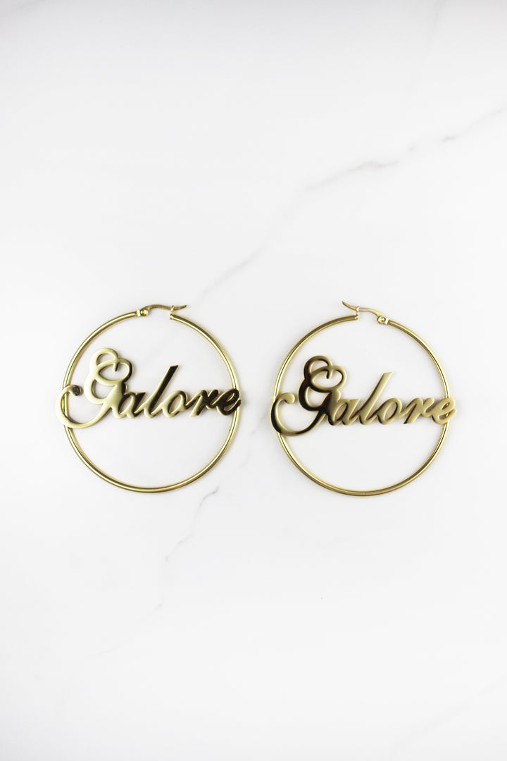 Custom Classic Hoop Earrings