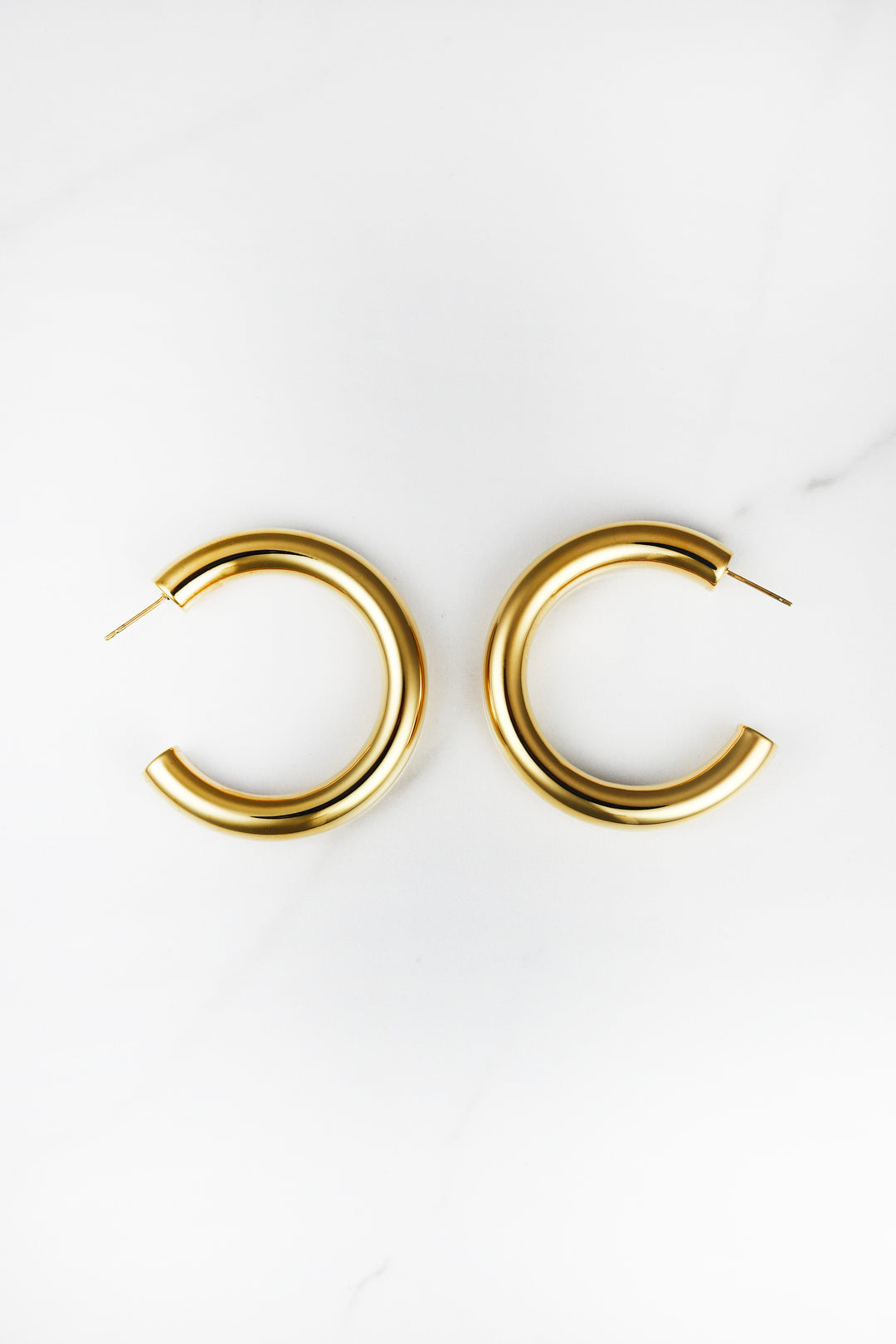 Chunky Classic Gold Hoops