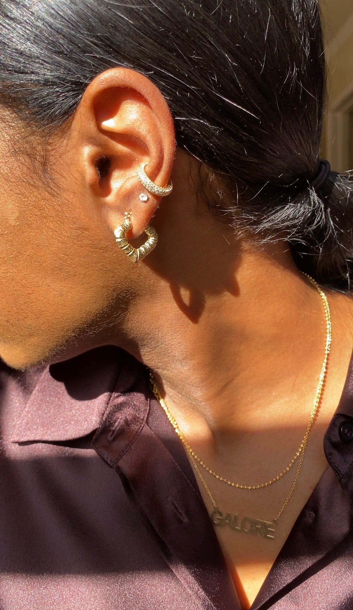 14k gold Square Hoop earrings – 1929 Galore