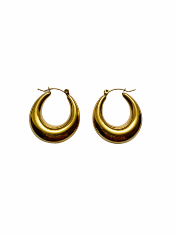 Harper Hoops 1"(Gold and Silver)