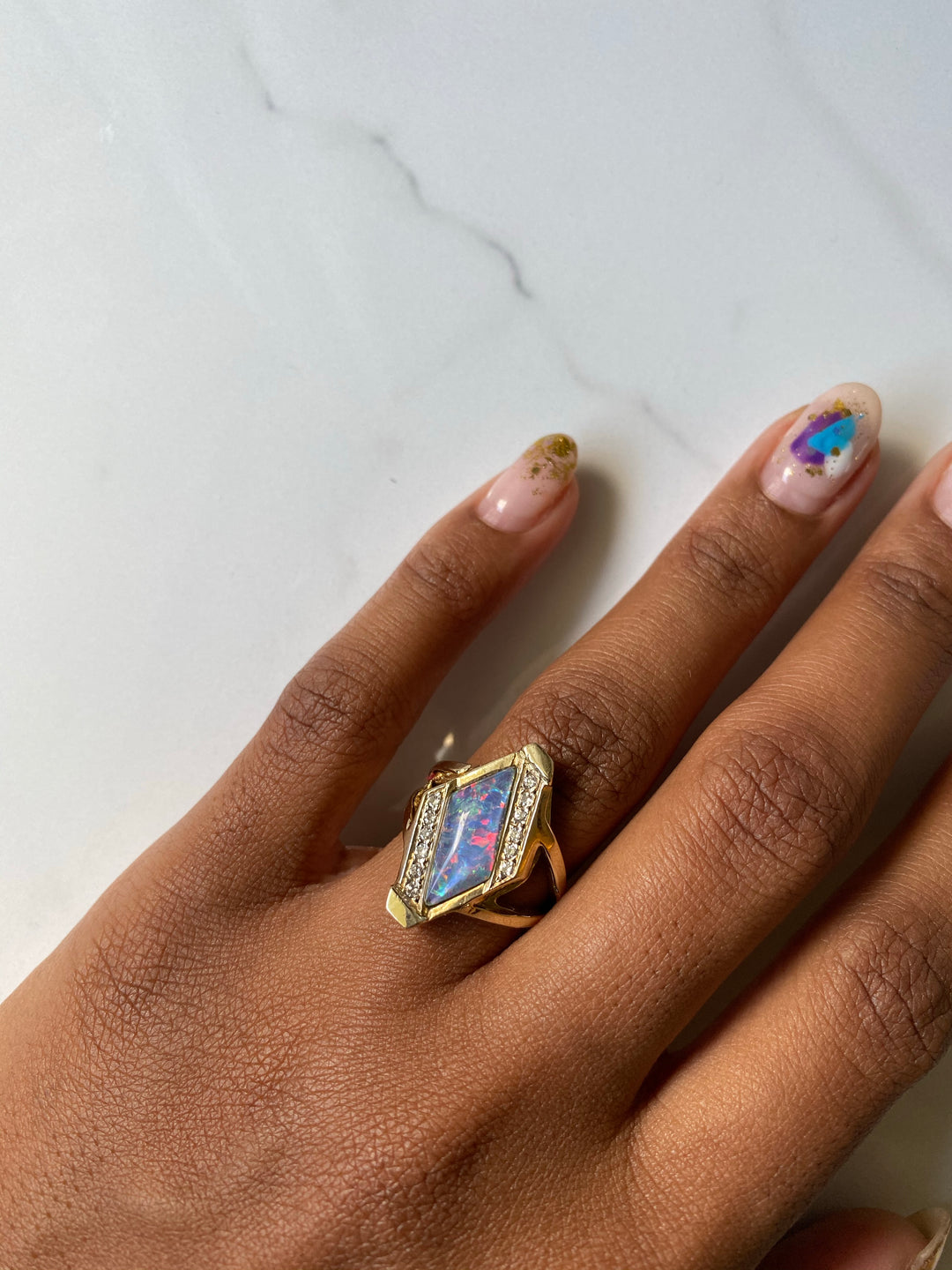 Nova Opal Ring